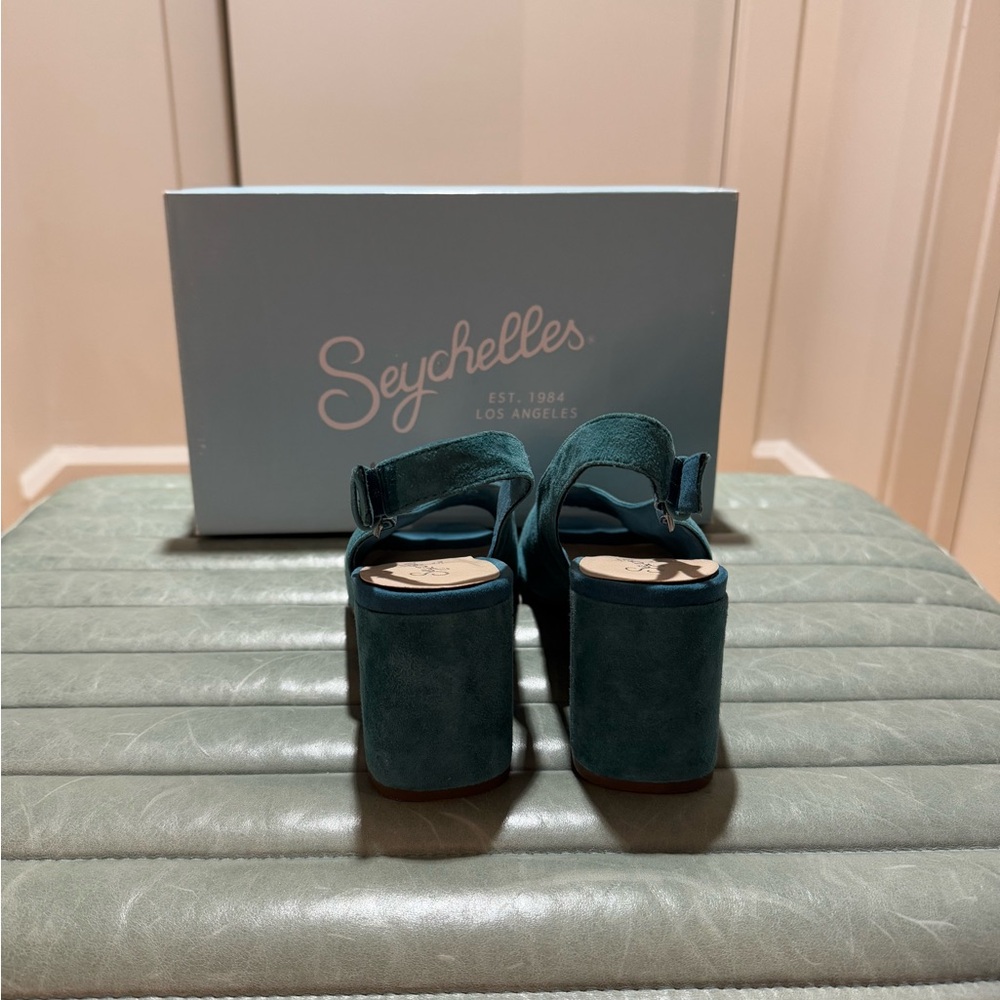 Teal Suede Seychelles 9 - Picture 4 of 7